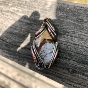 Picture jasper pendant